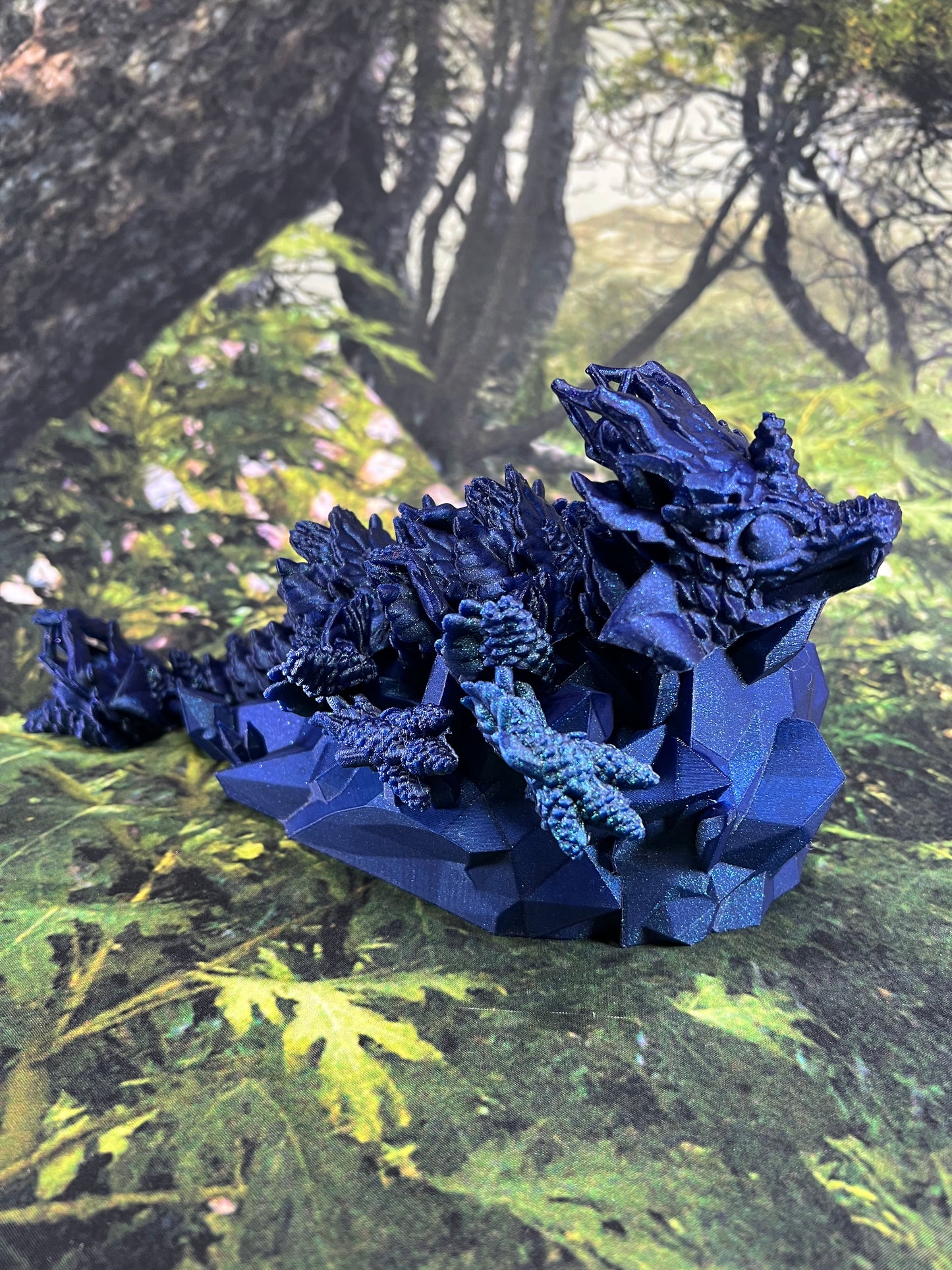 Galaxy Dark Blue with Shades Of Purple & Black