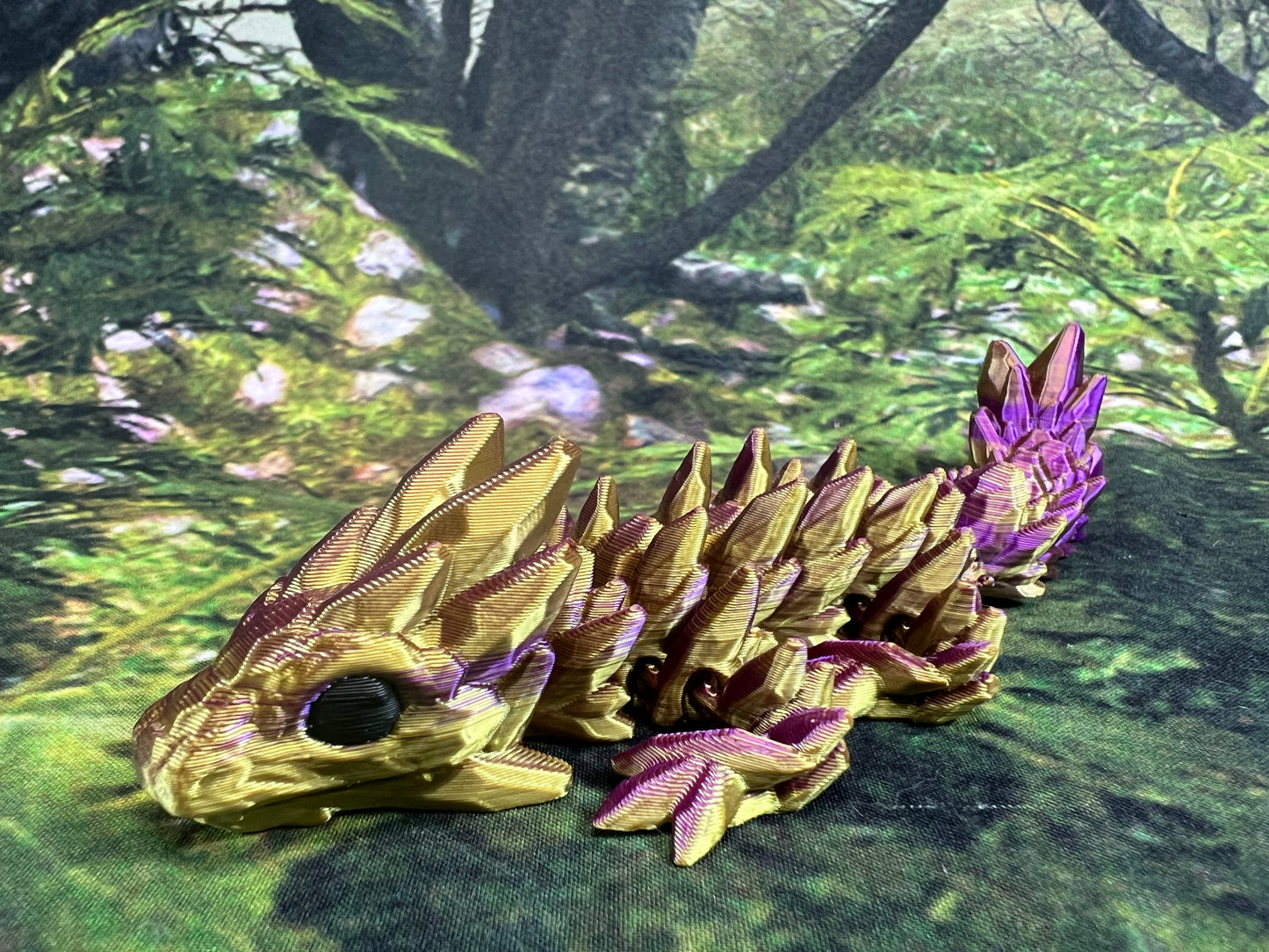 Gold Purple Silk Fade