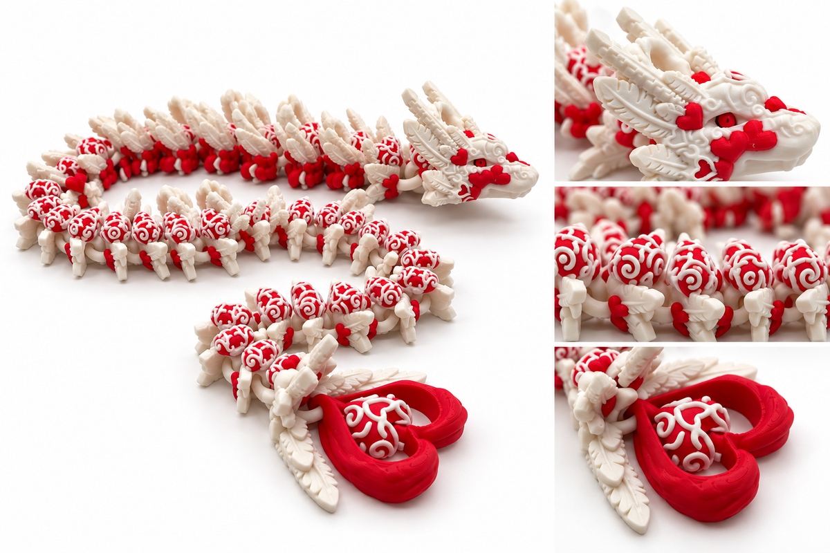 Heart Dragons - Light & Dark Styling