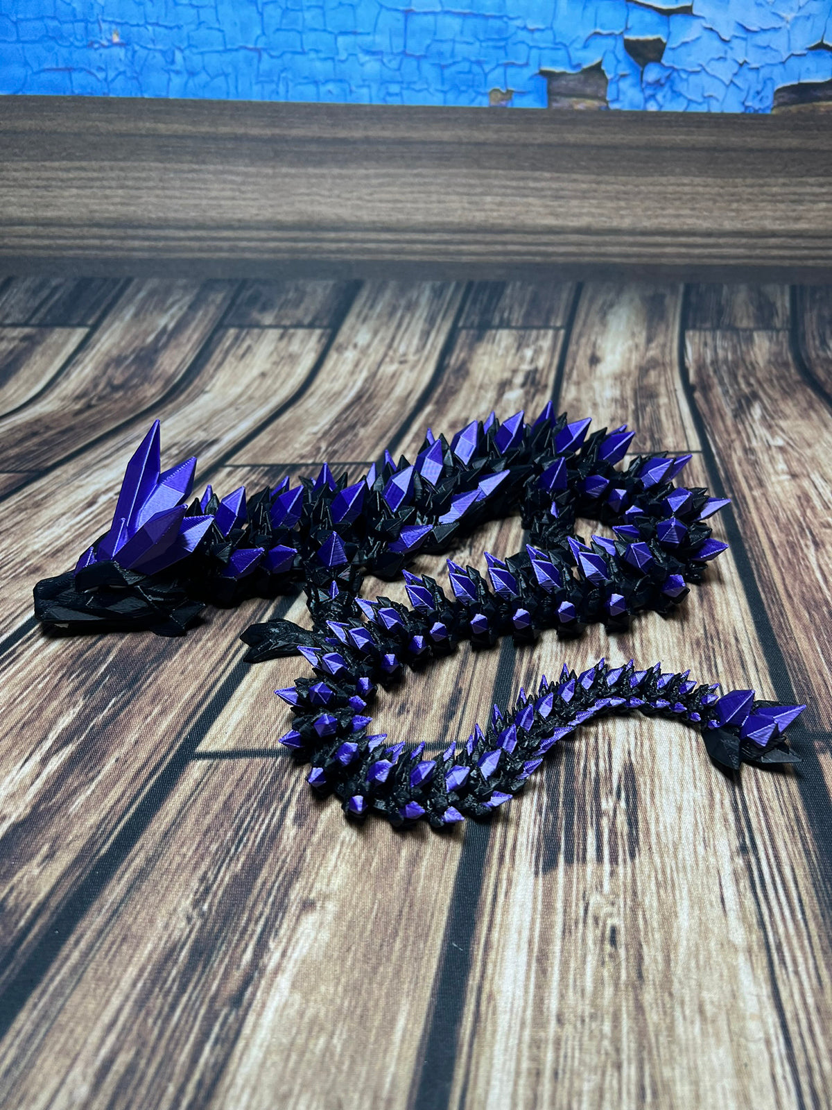 Black w/ Purple Silk Spikes