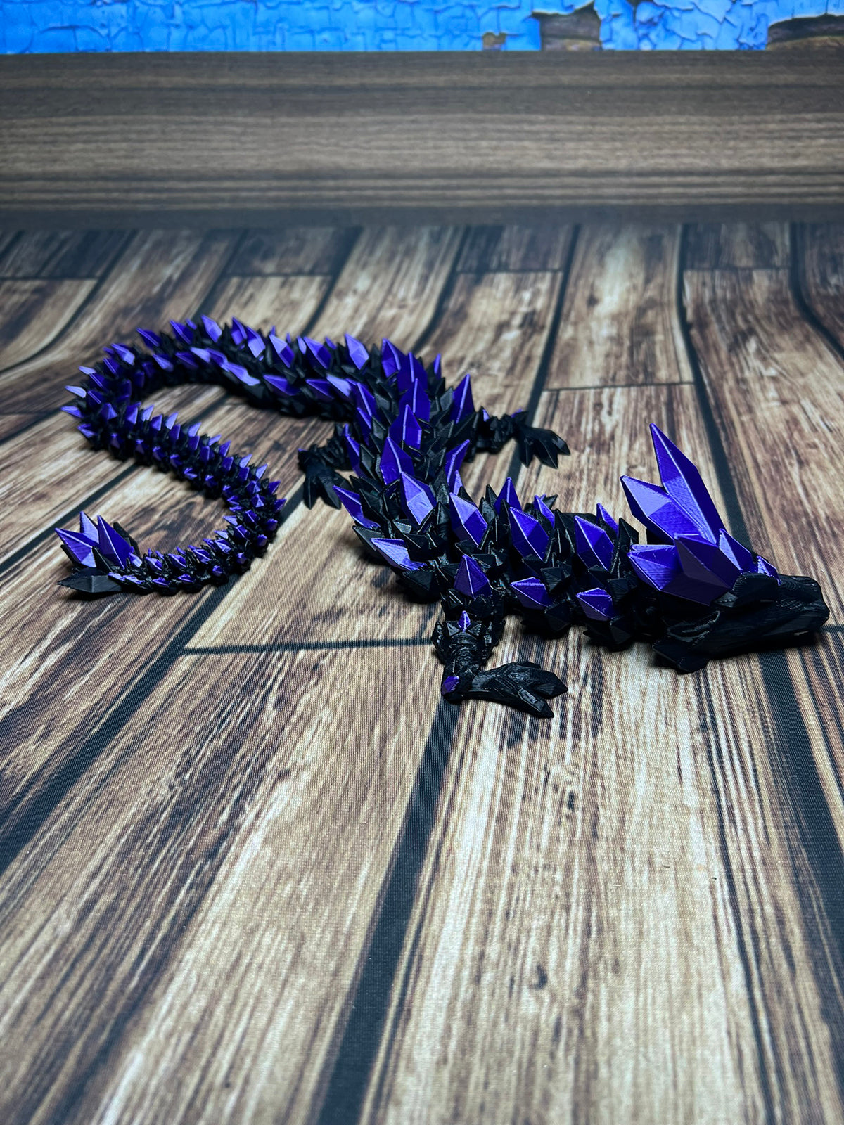 Black w/ Purple Silk Spikes