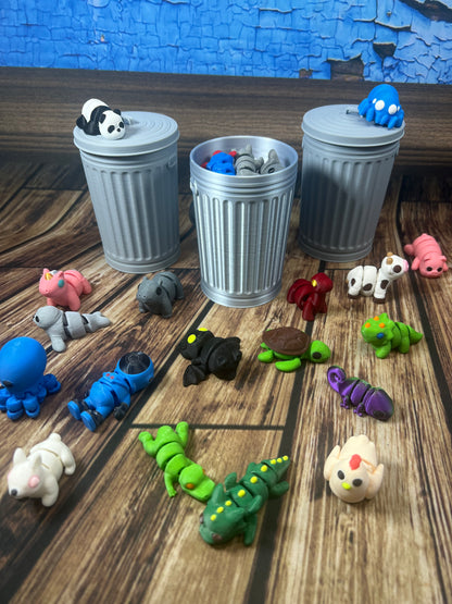 MINIS w/Trash Container