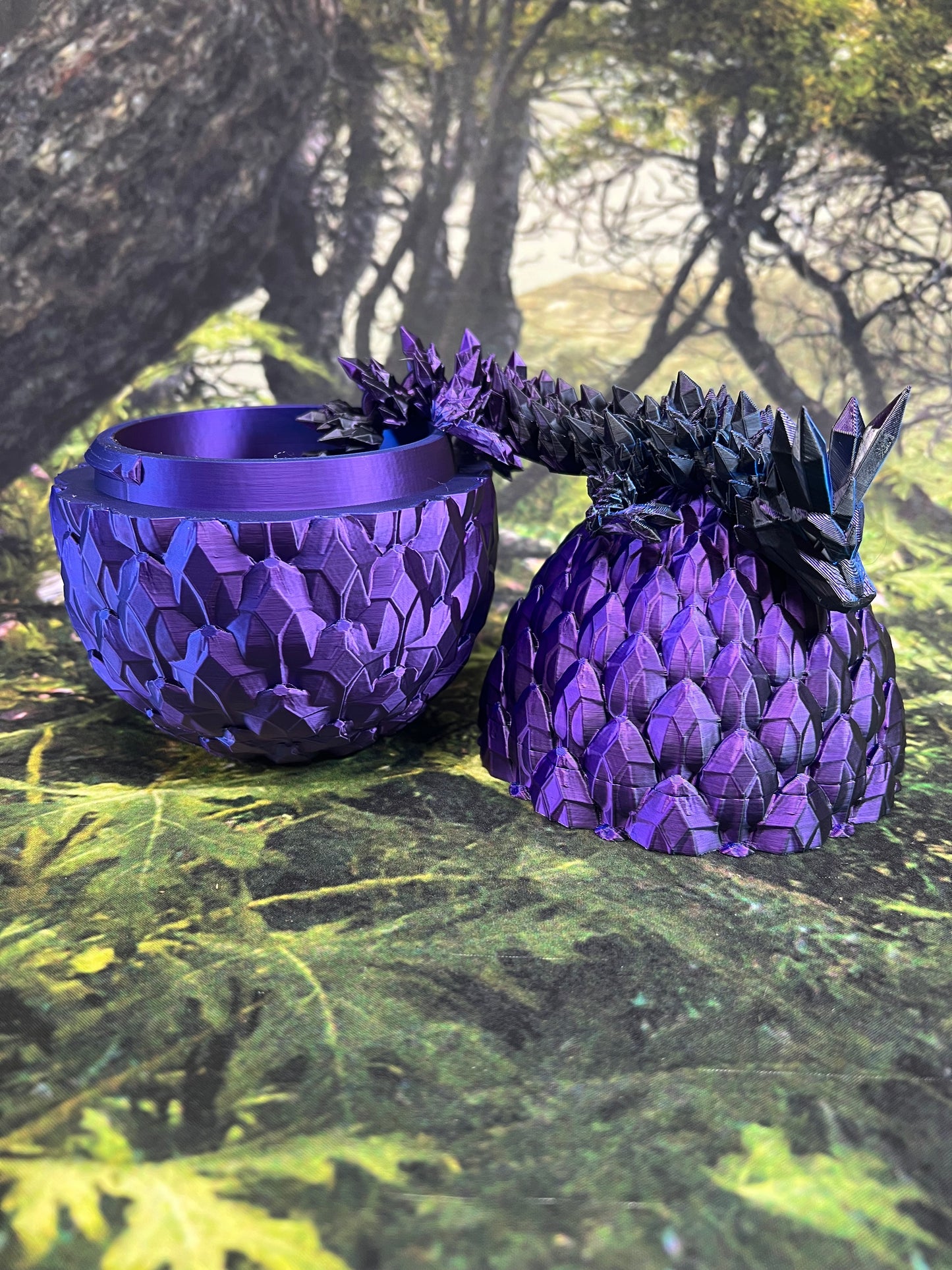 Dragon Egg Combo Blue - Black - Purple Fade