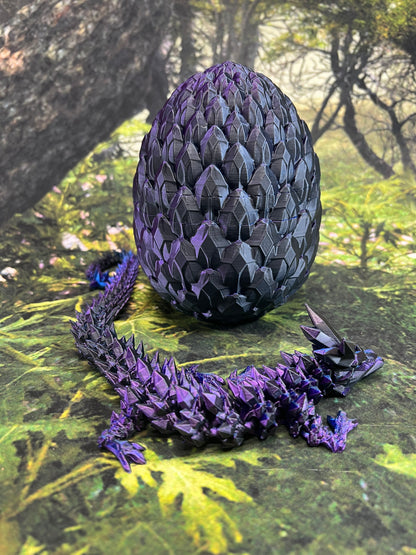 Dragon Egg Combo Blue - Black - Purple Fade