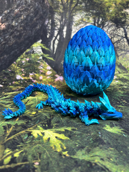 Dragon Egg Combo Blue  - Light Blue Color Shift