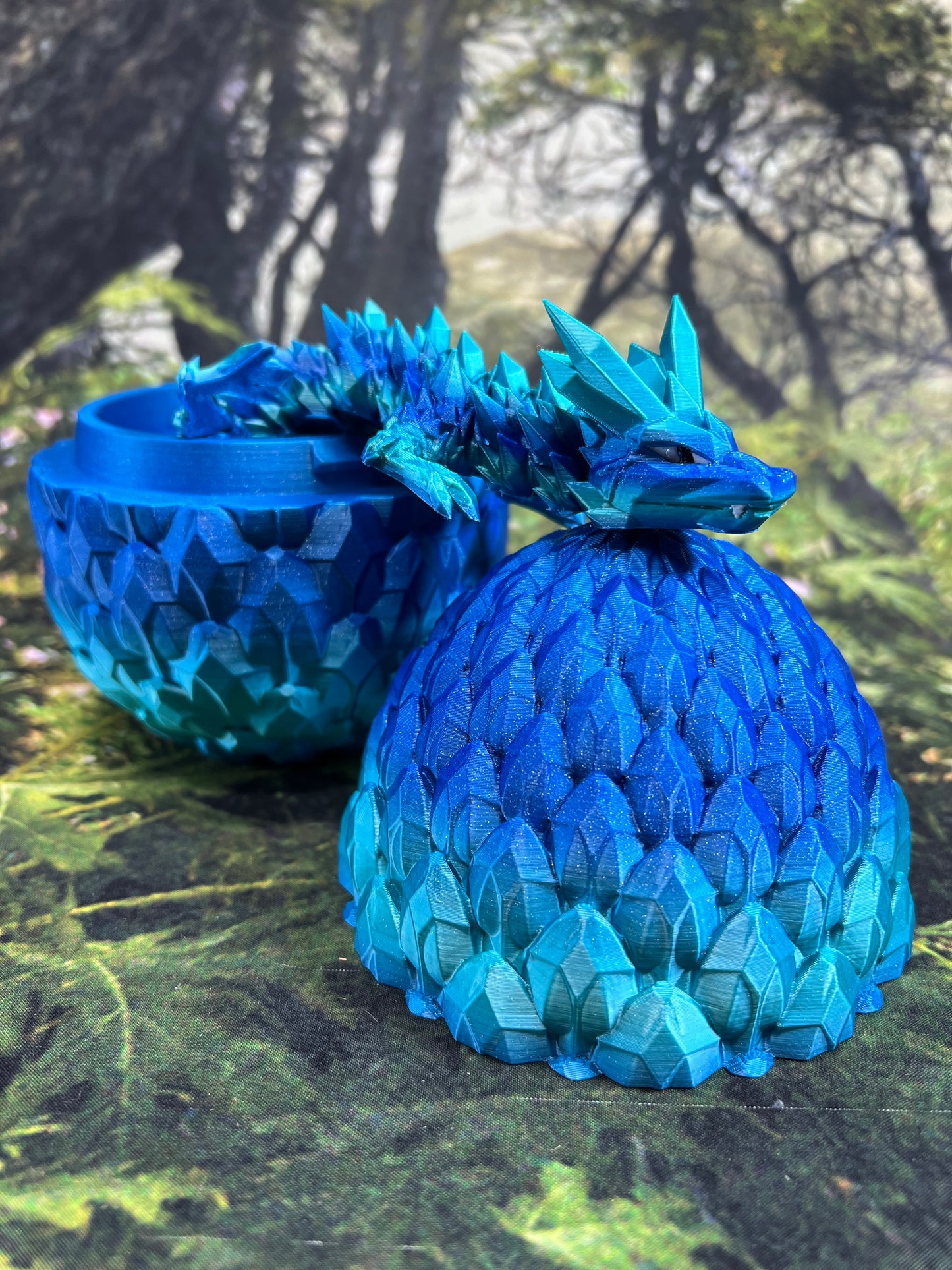 Dragon Egg Combo Blue  - Light Blue Color Shift