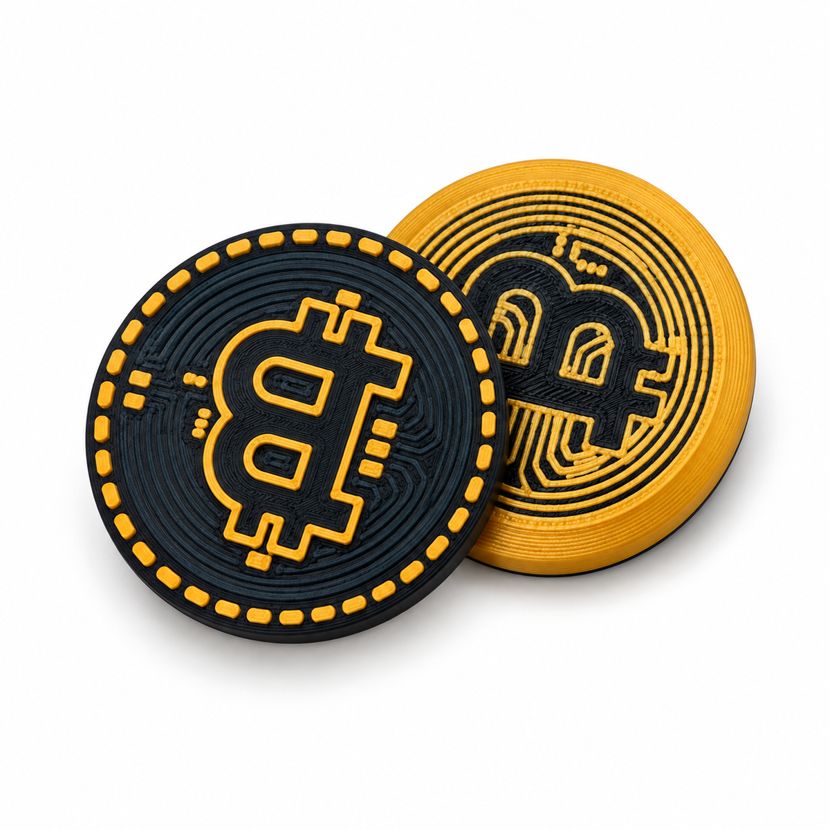 Black & Gold Bitcoin Magnetic Fidget