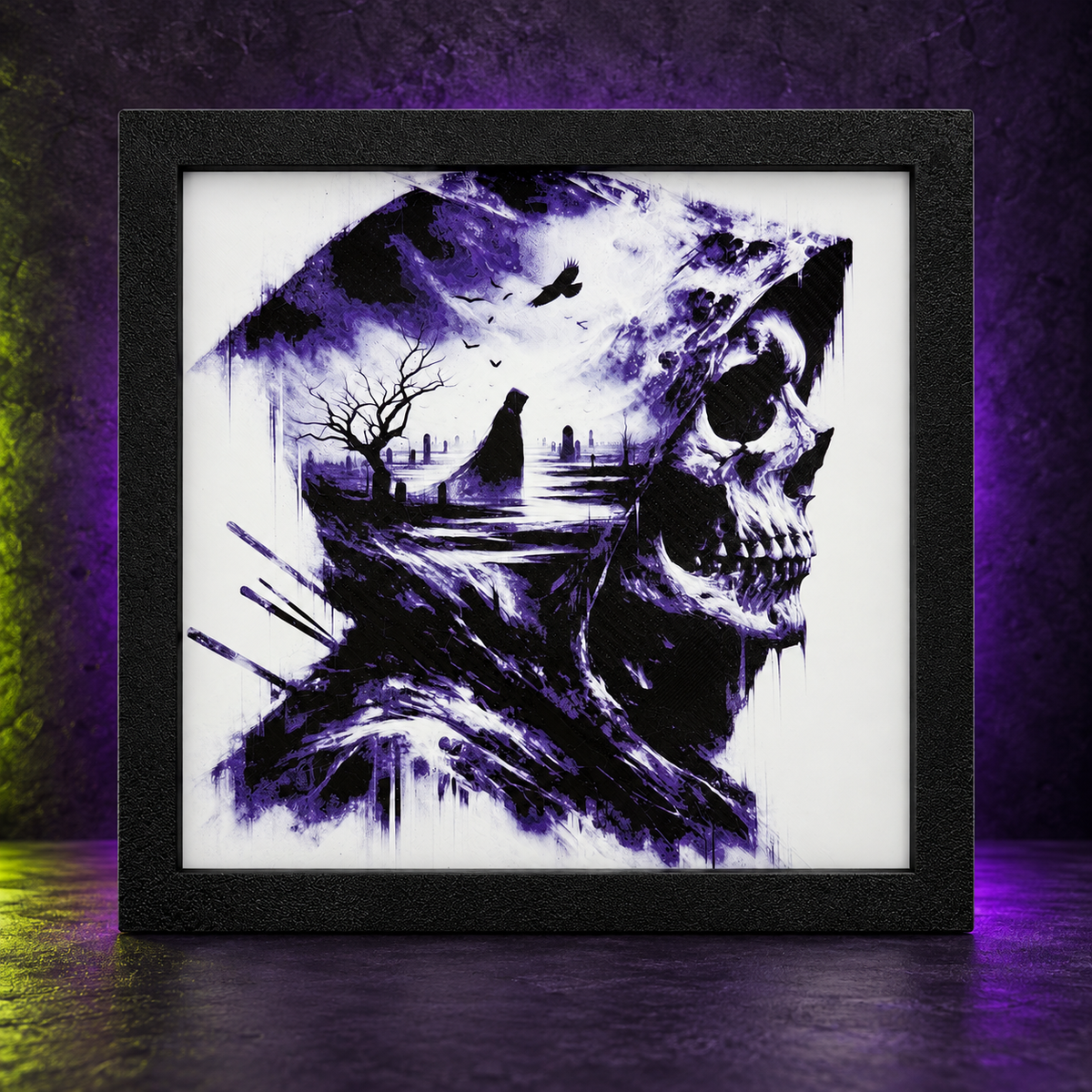 Standard framed Hueforge print